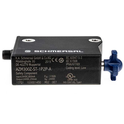 Schmersal AZM 300 Series Solenoid Interlock Switch, Power to Lock, 24V dc