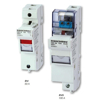 Socomec Fuse Switch Disconnector, 3 Pole, 50A Max Current, 50A Fuse Current