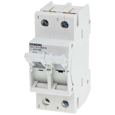 Siemens Fuse Switch Disconnector, 2 Pole, 16A Max Current, 16A Fuse Current