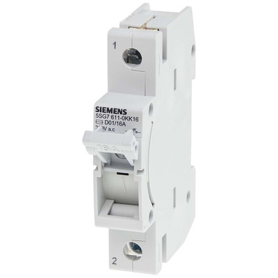 Siemens Fuse Switch Disconnector, 1 Pole, 6A Max Current, 6A Fuse Current
