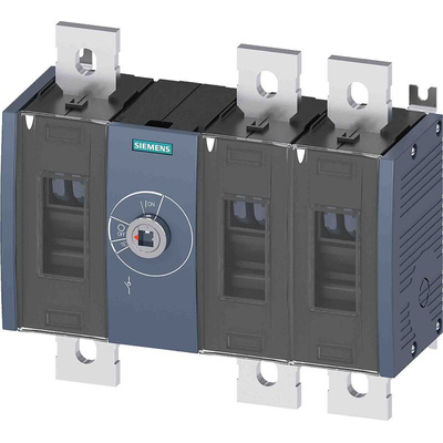 Siemens Switch Disconnector, 3 Pole, 800A Max Current, 800A Fuse Current