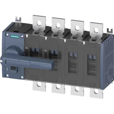 Siemens Switch Disconnector, 4 Pole, 500A Max Current