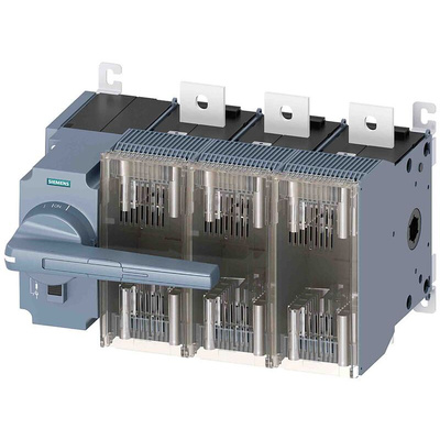 Siemens Fuse Switch Disconnector, 3 Pole, 630A Max Current