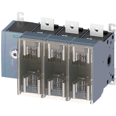 Siemens Fuse Switch Disconnector, 3 Pole, 800A Max Current