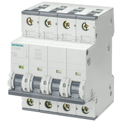 Siemens Fuse Switch Disconnector, 4 Pole, 63A Max Current