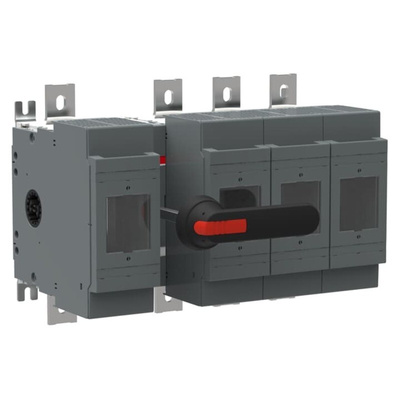 ABB Fuse Switch Disconnector, 4 Pole, 800A Fuse Current