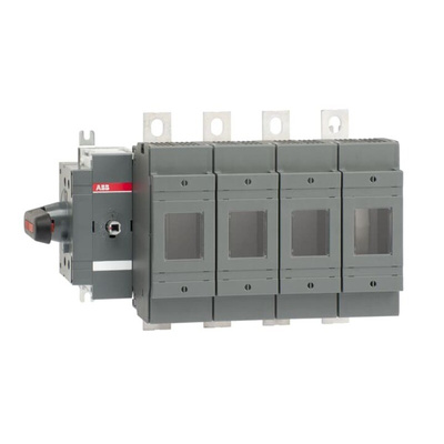 ABB Fuse Switch Disconnector, 4 Pole, 250A Fuse Current