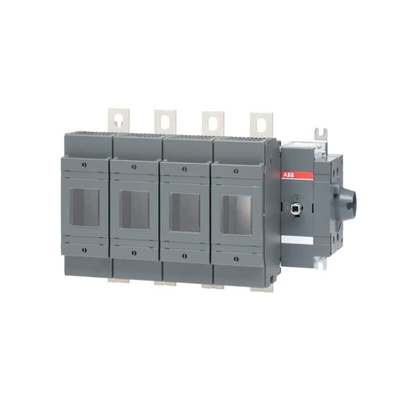 ABB Fuse Switch Disconnector, 4 Pole, 250A Fuse Current