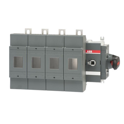 ABB Fuse Switch Disconnector, 4 Pole, 315A Fuse Current