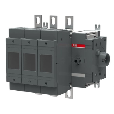 ABB Fuse Switch Disconnector, 3 Pole, 200A Fuse Current