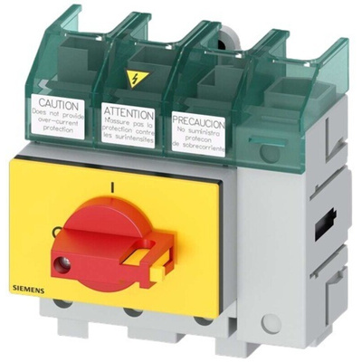 Siemens Switch Disconnector, 4 Pole, 63A Max Current, 63A Fuse Current