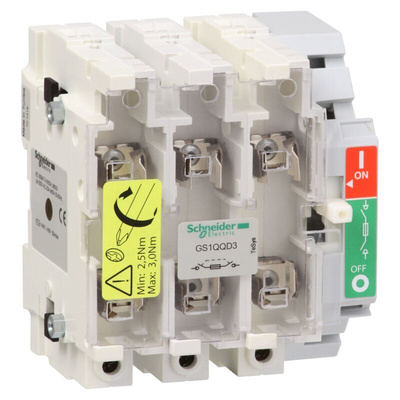 Schneider Electric Switch Disconnector, 3 Pole, 400A Max Current, 200A Fuse Current