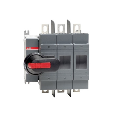 ABB Fuse Switch Disconnector, 3 Pole, 200A Fuse Current