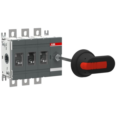 ABB Fuse Switch Disconnector, 4 Pole, 200A Fuse Current