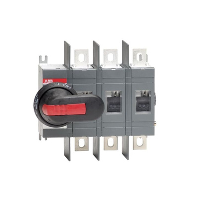 ABB Fuse Switch Disconnector, 3 Pole, 200A Fuse Current
