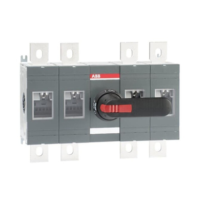 ABB Switch Disconnector, 4 Pole, 800A Max Current, 800A Fuse Current