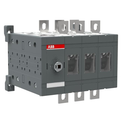 ABB Fuse Switch Disconnector, 3 Pole, 200A Max Current, 200A Fuse Current