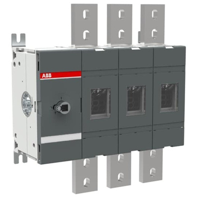 ABB Switch Disconnector, 3 Pole, 1600A Max Current, 1.6kA Fuse Current
