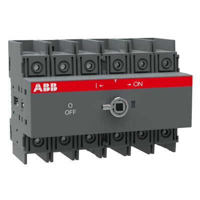 ABB Switch Disconnector, 6 Pole, 115A Max Current, 100A Fuse Current