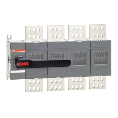 ABB Switch Disconnector, 4 Pole, 2500A Max Current, 2.5kA Fuse Current