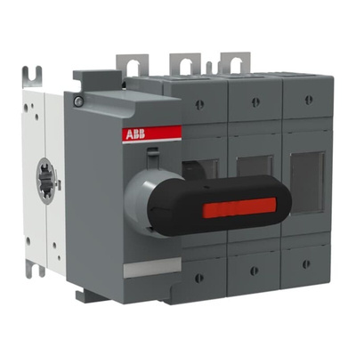 ABB Fuse Switch Disconnector, 3 Pole, 100A Max Current, 100A Fuse Current