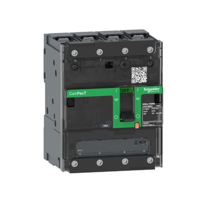Schneider Electric Switch Disconnector, 4 Pole, 100A Fuse Current