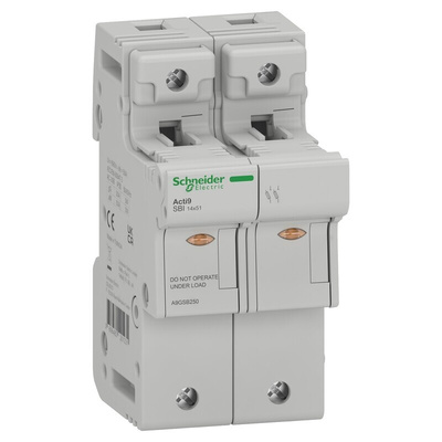 Schneider Electric Fuse Switch Disconnector, 2 Pole, 50A Max Current, 10 A, 12 A, 16 A, 20 A, 25 A, 32 A, 40 A, 50 A