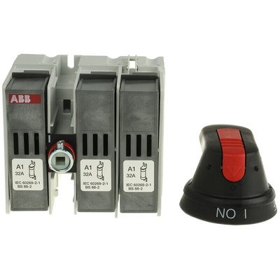 ABB Fuse Switch Disconnector, 3 Pole, 32A Max Current