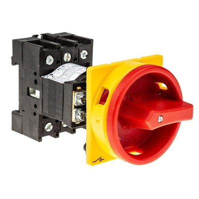 Eaton 3P Pole Rear Panel Isolator Switch - 25A Maximum Current, 13kW Power Rating, IP65