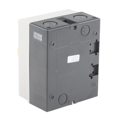 RS PRO 3P Pole DIN Rail Isolator Switch - 40A Maximum Current, 15kW Power Rating, IP65
