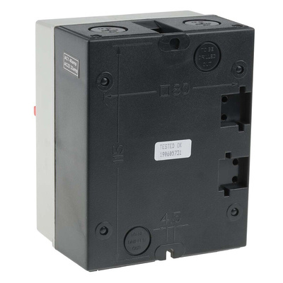 RS PRO 4P Pole DIN Rail Isolator Switch - 40A Maximum Current, 15kW Power Rating, IP65
