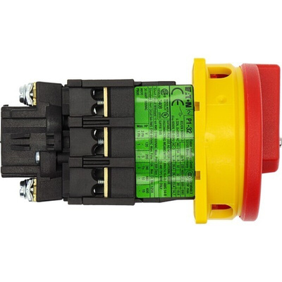 Eaton 3P Pole Panel Mount Isolator Switch - 32A Maximum Current, 15kW Power Rating, IP65