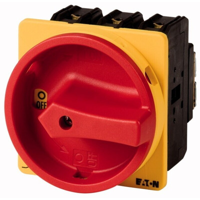 Eaton 3P Pole Flush Mount Isolator Switch - 63A Maximum Current, 30kW Power Rating, IP65