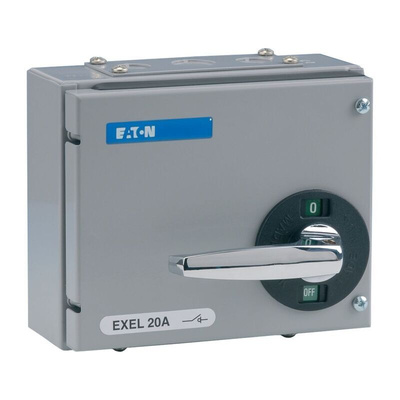 Eaton 3P+N Pole Isolator Switch - 20A Maximum Current, IP40