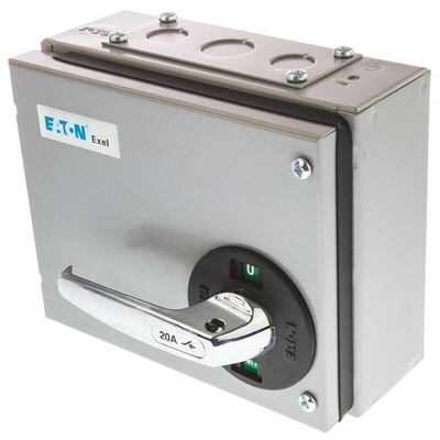 Eaton 3P+N Pole Isolator Switch - 20A Maximum Current, IP40