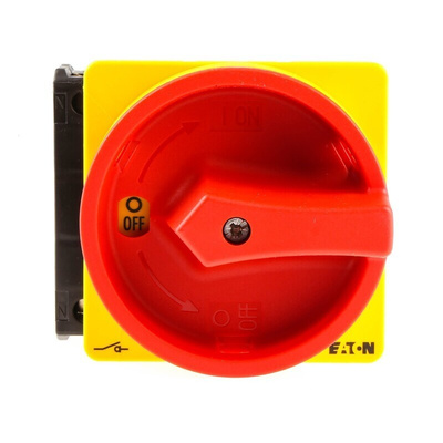Eaton 3P+N Pole Flush Mount Isolator Switch - 63A Maximum Current, 37kW Power Rating, IP65