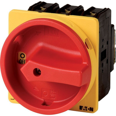 Eaton 3P+N Pole Flush Mount Isolator Switch - 63A Maximum Current, 37kW Power Rating, IP65