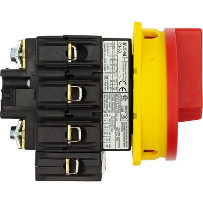 Eaton 3P+N Pole Flush Mount Isolator Switch - 63A Maximum Current, 37kW Power Rating, IP65