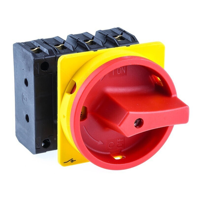 Eaton 3P+N Pole Flush Mount Isolator Switch - 63A Maximum Current, 37kW Power Rating, IP65