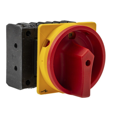 Eaton 3P+N Pole Panel Mount Isolator Switch - 100A Maximum Current, 50kW Power Rating, IP65