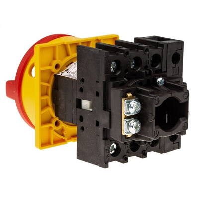 Eaton 3P+N Pole Panel Mount Isolator Switch - 25A Maximum Current, 13kW Power Rating, IP65