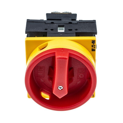 Eaton 3P+N Pole Panel Mount Isolator Switch - 32A Maximum Current, 15kW Power Rating, IP65
