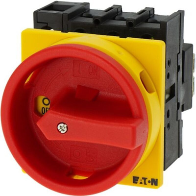 Eaton 3P+N Pole Panel Mount Isolator Switch - 32A Maximum Current, 15kW Power Rating, IP65