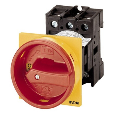 Eaton 3P Pole Panel Mount Isolator Switch - 32A Maximum Current, 15kW Power Rating, IP65