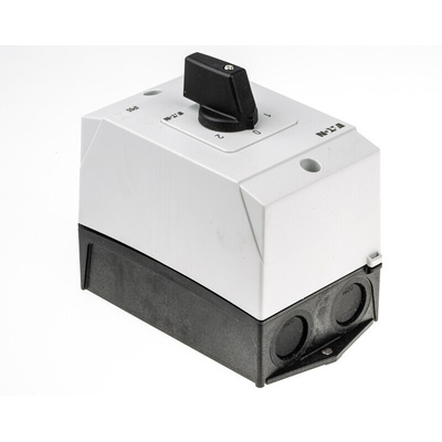 Eaton 3P Pole Surface Mount Isolator Switch - 20A Maximum Current, 6.5kW Power Rating, IP65