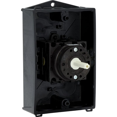 Eaton 3P Pole Surface Mount Isolator Switch - 20A Maximum Current, 6.5kW Power Rating, IP65