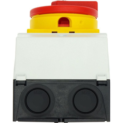Eaton 3P Pole Surface Mount Isolator Switch - 20A Maximum Current, 6.5kW Power Rating, IP65