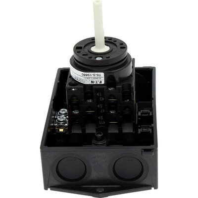 Eaton 3P+N Pole Surface Mount Isolator Switch - 20A Maximum Current, 6.5kW Power Rating, IP65