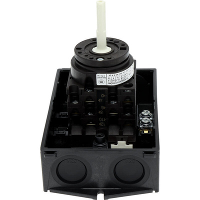 Eaton 3P+N Pole Surface Mount Isolator Switch - 20A Maximum Current, 6.5kW Power Rating, IP65