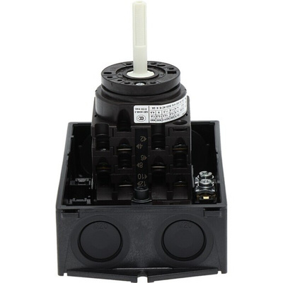 Eaton 6P Pole Surface Mount Isolator Switch - 20A Maximum Current, 6.5kW Power Rating, IP65